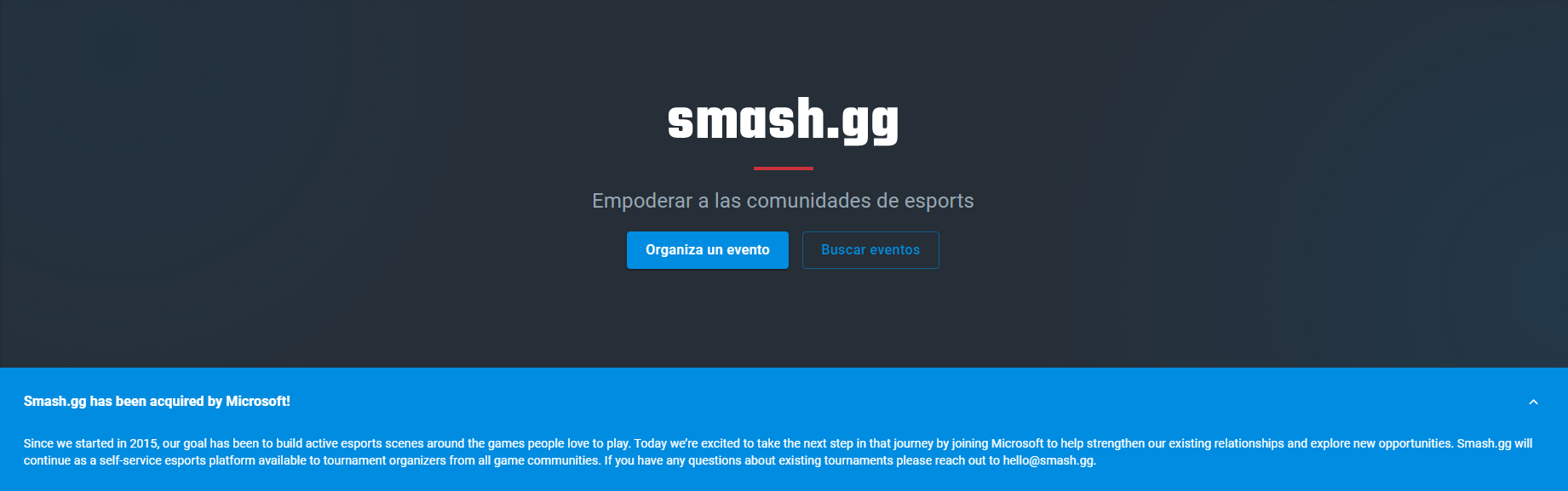 Microsoft sigue comprando y se hace con Smash.gg para potenciar su vertiente de 'esports