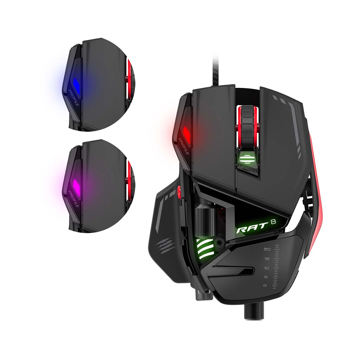 Mad Catz RAT 8: características, especificaciones y precios | Geektopia