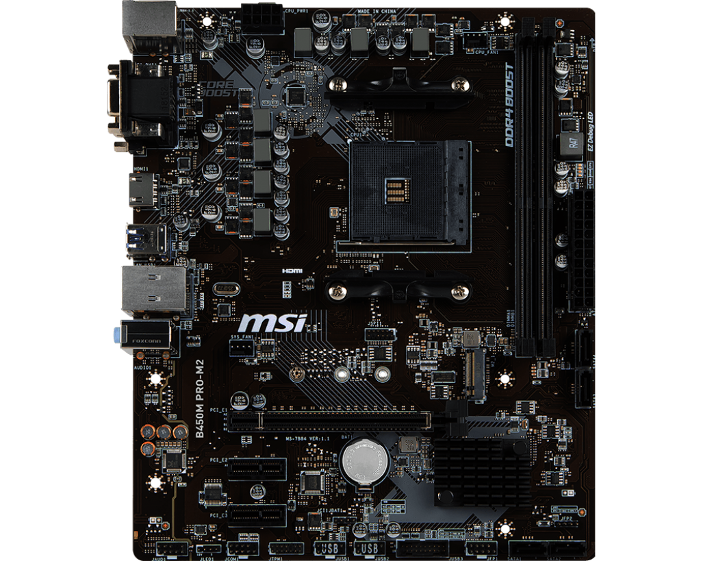 Msi b450m pro m2 max обзор