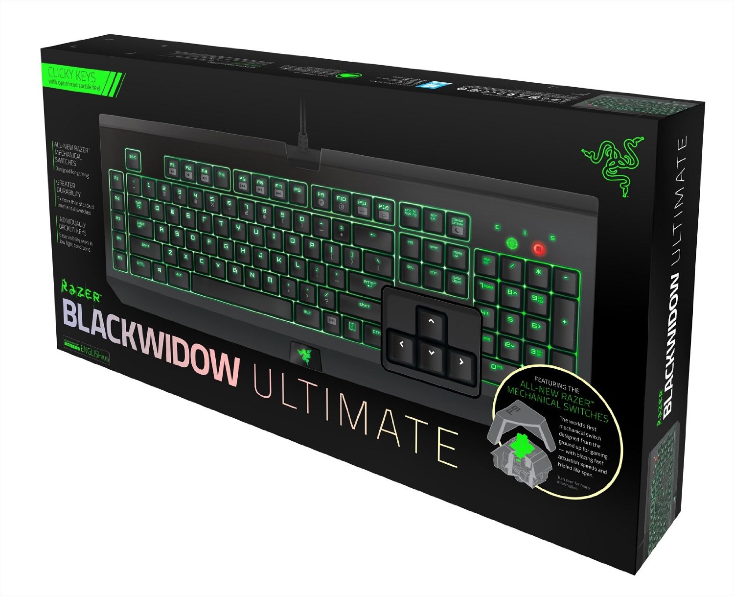 Razer blackwidow ultimate black usb обзор