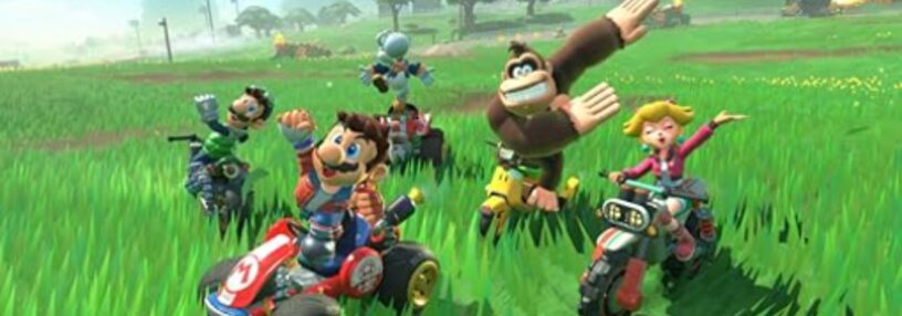 Cabecera de Mario Kart World