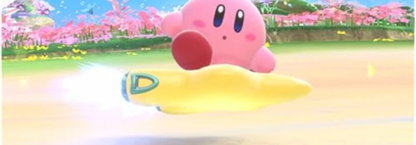 Cabecera de Kirby Air Riders