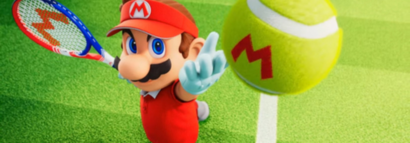 Cabecera de Mario Tennis Fever