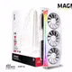 Radeon RX 9070 XT Mercury OC White Magnetic Air with RGB