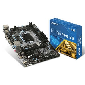 Msi h110m pro vd совместимость