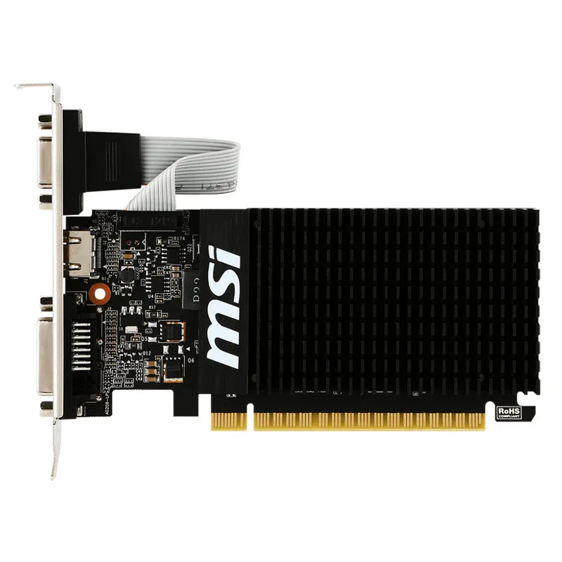 Ficticio Polémico vencimiento MSI GT 710 2GB DDR3 Low Profile (GT 710 2GD3H LP): características,  especificaciones y precios | Geektopia