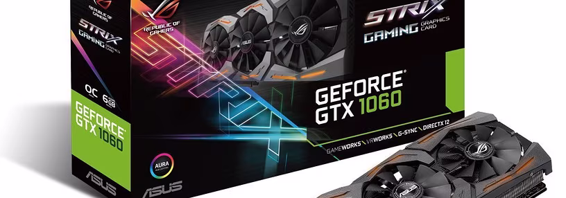 Cabecera de GeForce GTX 1060 ROG Strix OC