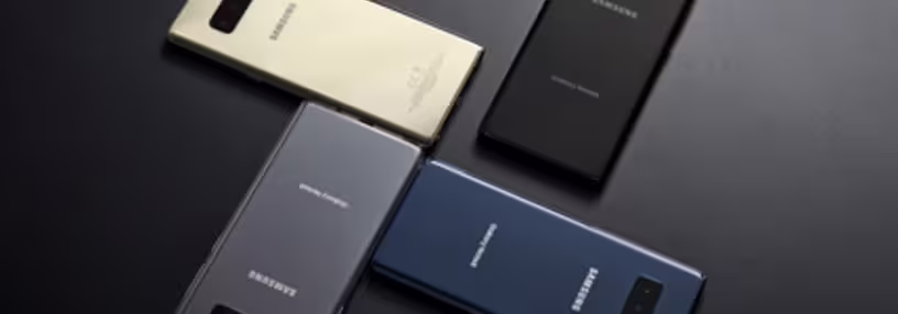 Cabecera de Galaxy Note 8