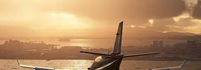 Cabecera de Microsoft Flight Simulator