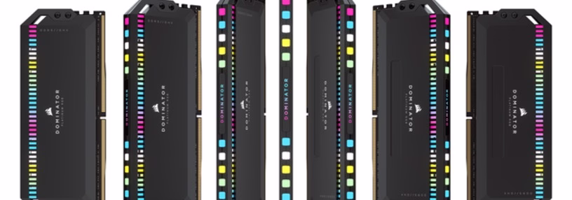 Cabecera de Dominator Platinum RGB, 32 GB (2x 16 GB), DDR5-6400, CL 38