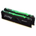 Fury Beast RGB, 16 GB (2x 8 GB), DDR4-3200, CL 16