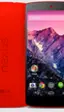 Google añade un modelo en color rojo brillante del Nexus 5 a la Play Store
