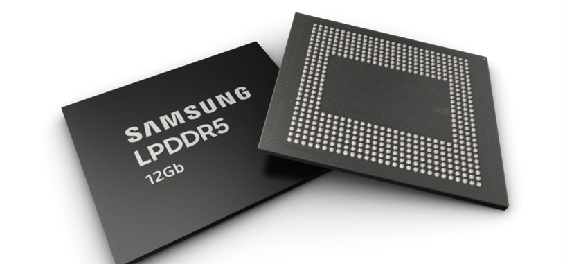 Samsung comienza la producción de chips de DRAM tipo LPDDR5 de 12 Gb