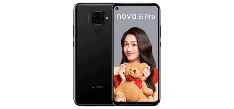 Huawei presenta el Nova 5i Pro, con cuatro cámaras traseras y Kirin 810