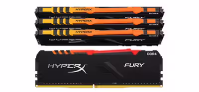 HyperX anuncia nuevos módulos de 16 GB de la Fury DDR4 desde CL 15 y en kits de hasta 64 GB