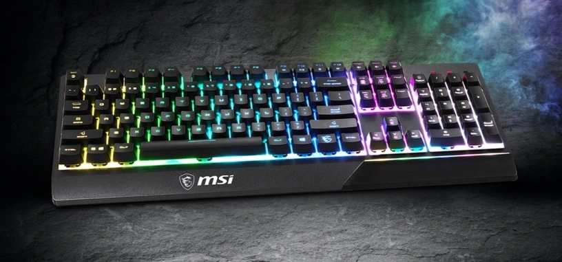 MSI presenta el teclado Vigor GK30 con interruptores de mecamembrana y a prueba de agua