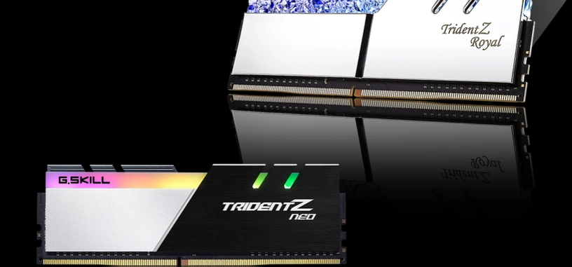 G.Skill anuncia módulos DDR4 Trident Z Neo y Trident Z Royal de 32 GB