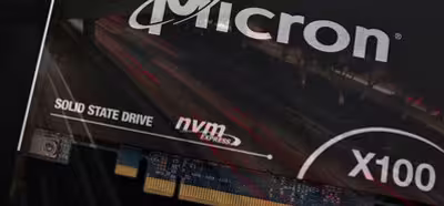 La X100 es la primera SSD de Micron que utiliza memoria 3D XPoint, alcanza los 9 GB/s