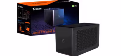 La nueva caja de gráfica externa de Gigabyte llega con una RTX 2080 Ti con refrigeración líquida