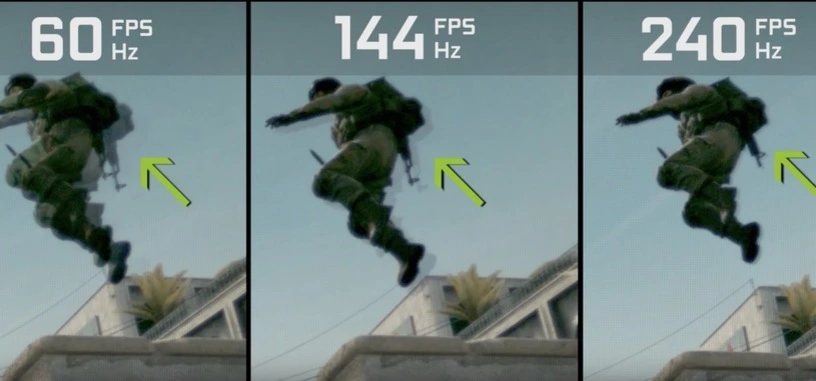 Nvidia explica en vídeo la importancia de una alta tasa de fotogramas en el juego competitivo