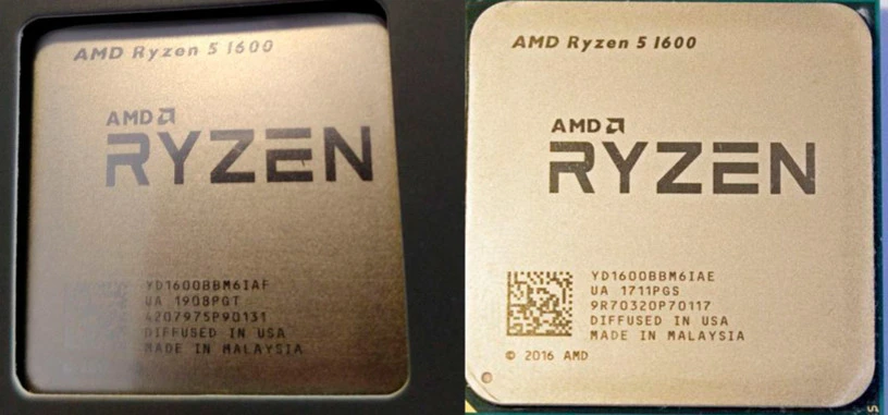 AMD pasa a vender un Ryzen 5 1600 fabricado a 12 nm con Zen+