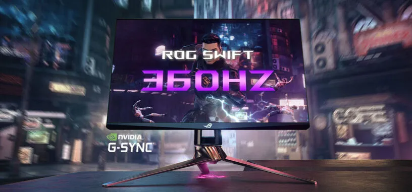 Nvidia anuncia el primer monitor de 360 Hz con G-SYNC, el ROG Swift 360Hz de ASUS