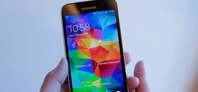 Samsung en el MWC: nuevo Galaxy S5 con lector de huellas dactilares, y pulsera Gear Fit