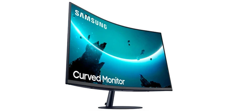 Samsung presenta la serie T55 de monitores curvos 1000 R para uso ofimático