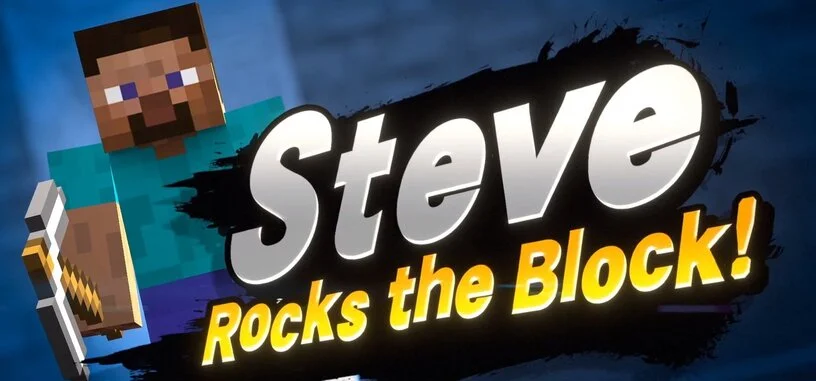 El silencioso Steve de 'Minecraft' luchará a pico y pala en 'Super Smash Bros. Ultimate'