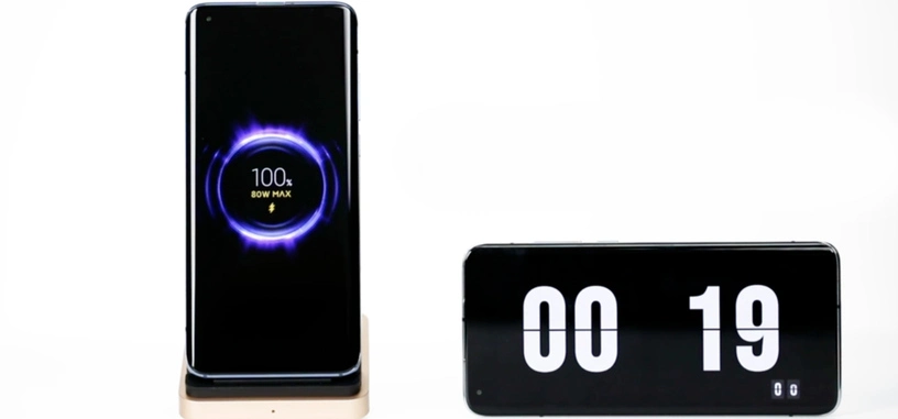 Xiaomi anuncia una carga inalámbrica de 80 W que recarga una batería de 4000 mAh en 19 minutos