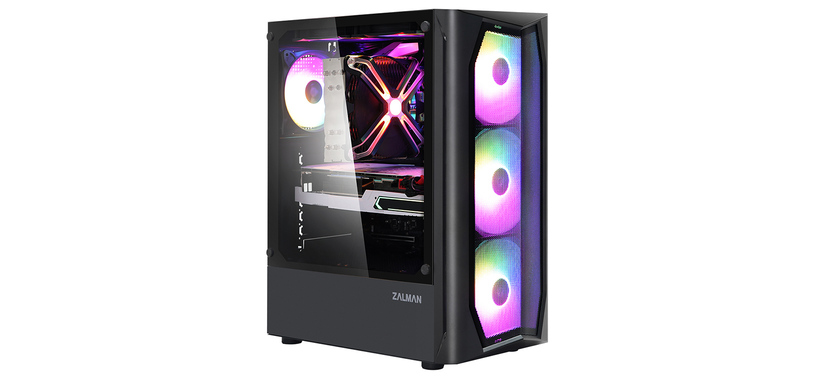 Zalman presenta la caja N4 con 6 ventiladores ARGB preinstalados y malla frontal