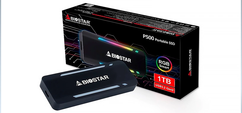 BIOSTAR anuncia las SSD externas P500 de hasta 2 TB