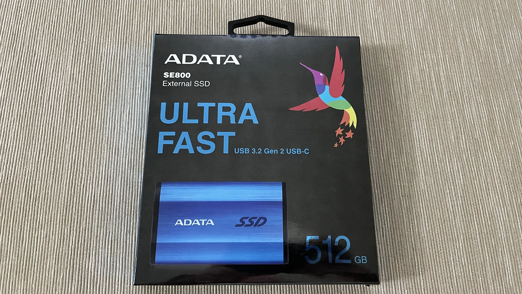 ADATA SE800 512GB USB 3.2 Gen 2 Tipo C-unidad de estado sólido externa Nuevo 