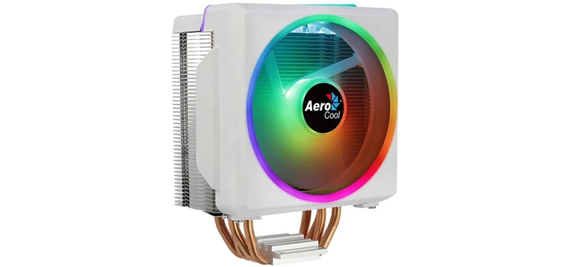 Aerocool anuncia la refrigeración Cylon 4F en blanco con iluminación ARGB