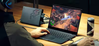 El ROG Flow X13 de ASUS es un ultraportátil con un Ryzen 9 y una RTX 3080 externa
