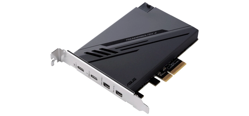 ASUS anuncia una tarjeta PCIe que proporciona dos Thunderbolt 4