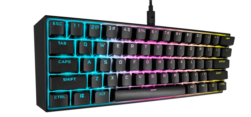 Corsair presenta el teclado mecánico K65 RGB MINI 60%