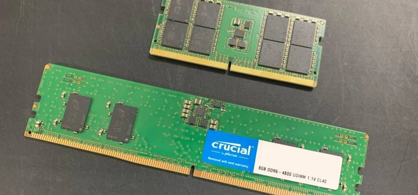 Crucial muestra sus primeros módulos de memoria DDR5