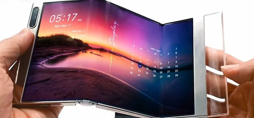 Samsung muestra nuevos prototipos de pantallas plegables y compatibles con cámara bajo pantalla
