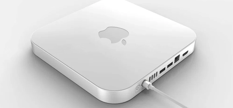 Así sería el rediseño del Mac Mini, más fino y con alimentación igual al nuevo iMac 24