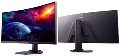 Dell presenta el monitor S3422DWG, curvo panorámico tipo VA UWQHD de 144 Hz y 1 ms