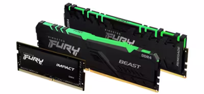 Kingston pone a la venta las series FURY Renegade, Beast e Impact