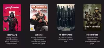 Valve avisará en Steam de qué juegos funcionan y cuáles no en el Steam Deck