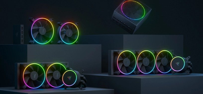 Razer expande su presencia en el sector PC con nuevos componentes: fuentes, ventiladores y refrigeraciones líquidas