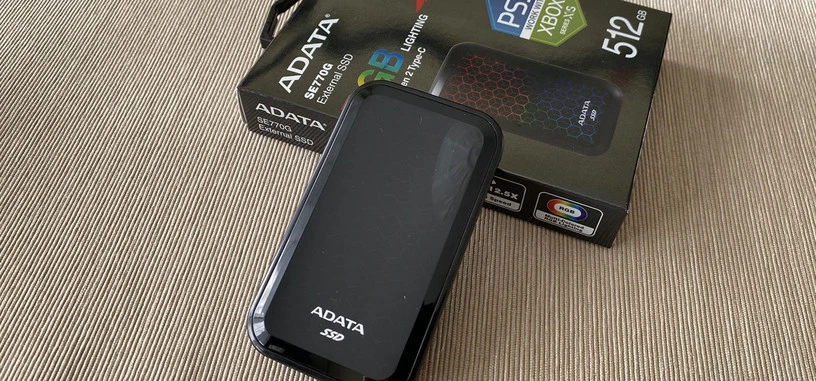 Análisis: SE770G de ADATA, SSD externa con ARGB