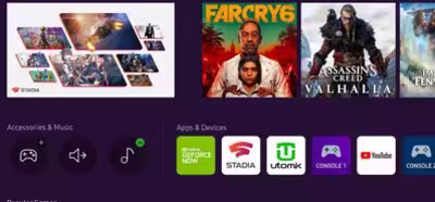 Samsung añadirá un centro de juegos a sus TV con acceso a Stadia y GeForce Now