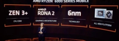 Los Ryzen 6000 llegan a portátiles con Zen 3+, DDR5, USB 4, RDNA 2, seguridad Pluton, y fabricados a 6 nm