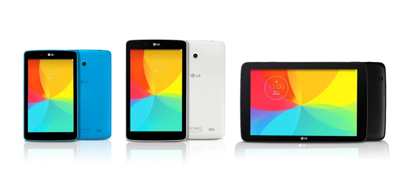 LG comienza a vender en Europa sus nuevas tabletas G Pad de 7, 8 y 10 pulgadas
