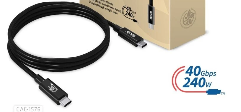 Empiezan a llegar al mercado los cables USB tipo C con carga de 240 W