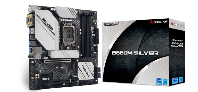 BIOSTAR anuncia la placa base B660M-Silver